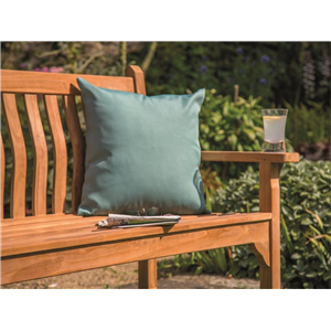 Teak Bench 2 Seat Curved Back/Flat Arm 130cm